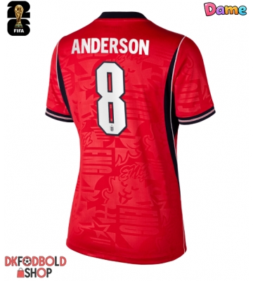 England Elliot Anderson #8 Udebanetrøje Dame VM 2026 Kort ærmer